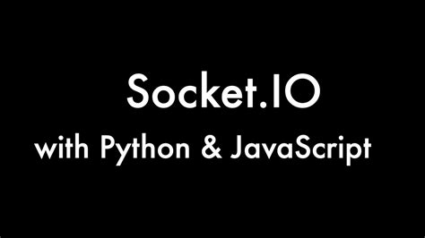 python socketio